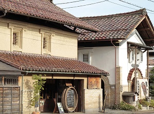 Shops in storehouse in Kitakata