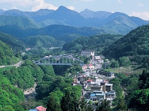 Yunokami Onsen town