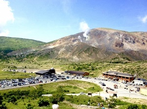 Jododaira parking and Mt.Issaikyo