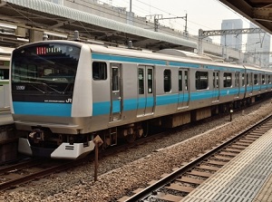 Train of Keihin-Tohoku Line