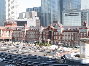 Tokyo station, Marunouchi side