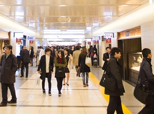 A street of underground mall