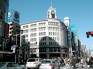 Ginza 4-chome intersection