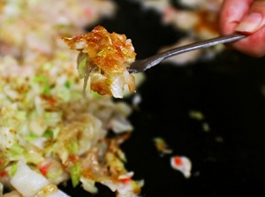 (4) Eat the Monja-yaki