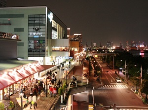 Odaiba area in the evening