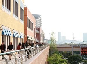 Sky Walk in Odaiba area