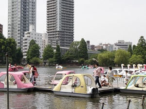 Boat Pond in Ueno Park