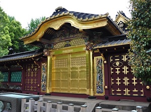 Karamon in front of Main Shrine of Ueno Toshogu
