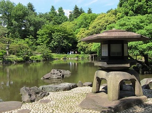 Japanese garden in Kyu-Furukawa Gardens