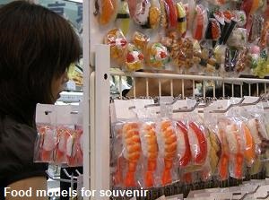 Food models for souvenir