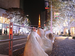 Illumination of Roppongi Hills in winter