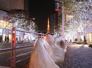 Illumination of Roppongi Hills in winter