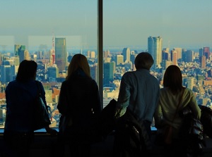 Observatory room in Tokyo Metropolitan Government Tower