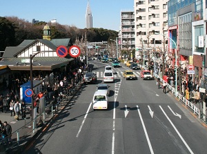 Around JR Harajuku station