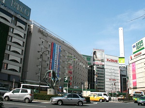 East side of Ikebukuro station