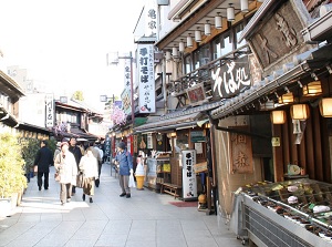 Approach to Shibamata Taishakuten