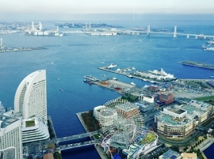 View of Minato Mirai 21 from Sky Garden