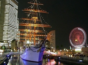 Nippon Maru in the evening