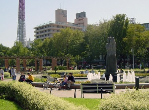 Flowerbeds in Yamashita Park