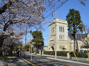 A church in Yamate district