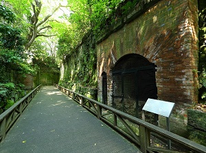 Ruin of fort in Sarushima