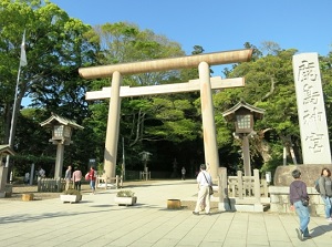 Entrance gate of Kashima Shrine