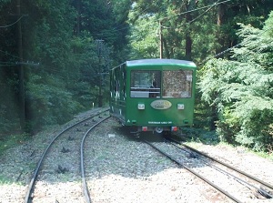 Cable car to Nantai-san