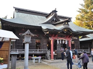 Main shrine of Oarai Isosaki Shrine
