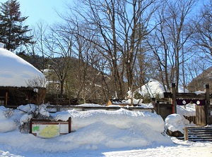 Heike-no-sato in winter