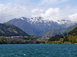 Lake Akaya and Mount Tanigawa