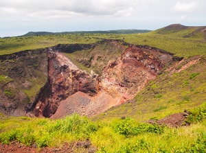 Crater of Mount Mihara