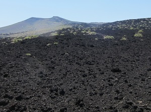 Black lava of Ura-sabaku