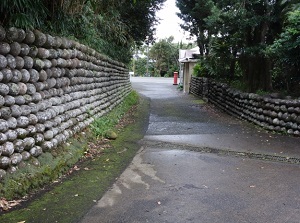 Stone wall in Hachijojima