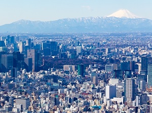 Mount Fuji from Tokyo