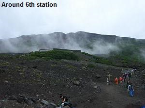 Around 6th station of Mt.Fuji