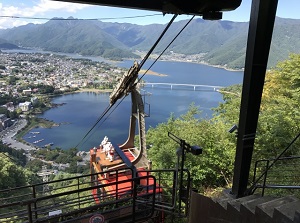 Kachikachi-yama Ropeway near Lake Kawaguchi