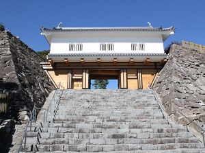 Restored Tetsumon Gate in Kofu Castle