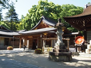 Main shrine of Takeda Shrine