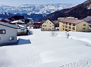 Nozawa Onsen in winter