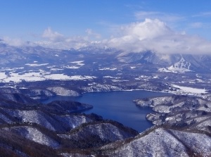 Lake Nojiri in winter