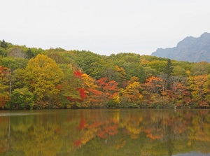 Kagami-ike in autumn