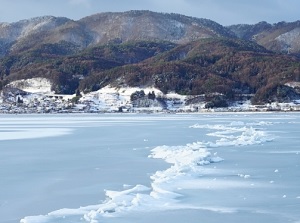 Omiwatari of Lake Suwa