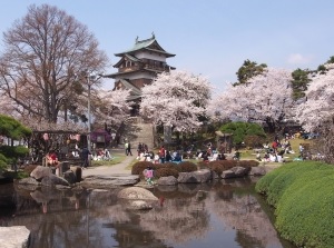 Takashima Park in spring