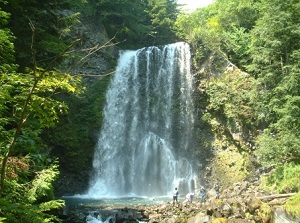 Zengoro Falls in Norikura highland