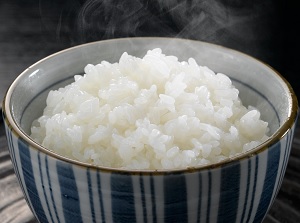 Koshihikari harvested in Uonuma