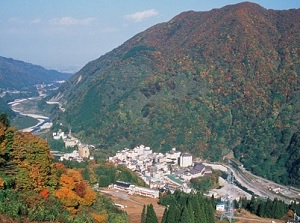 Unazuki Onsen town