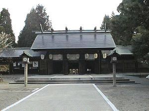 Imizu Shrine in Takaoka Kojo Park
