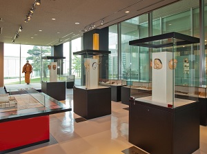 Inside of Kanazawa Noh Museum