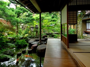 Japanese garden of Nomura Residence