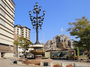 Center of Wakura Onsen town